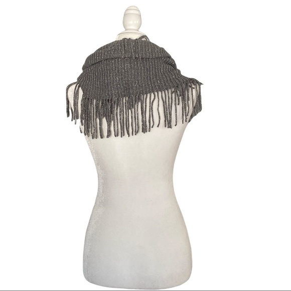 INC Iternational Concepts Alloy Side Fringe Scarf - Picture 2 of 2